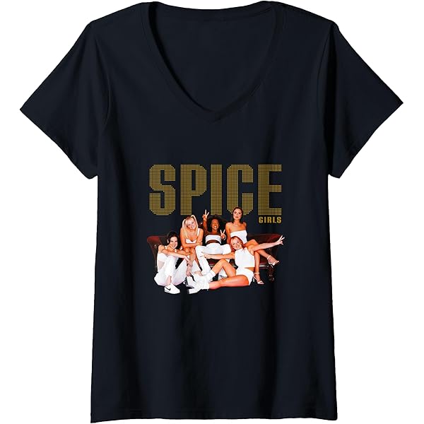 Amazon.com: Official Spice Girls Couch Photo T-Shirt : Clothing